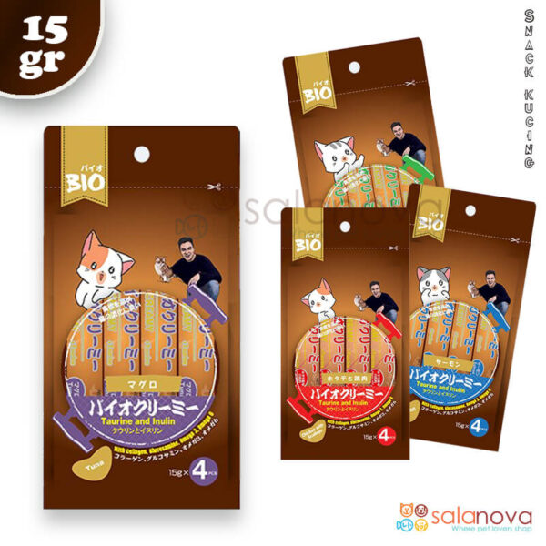 bio creamy snack kucing